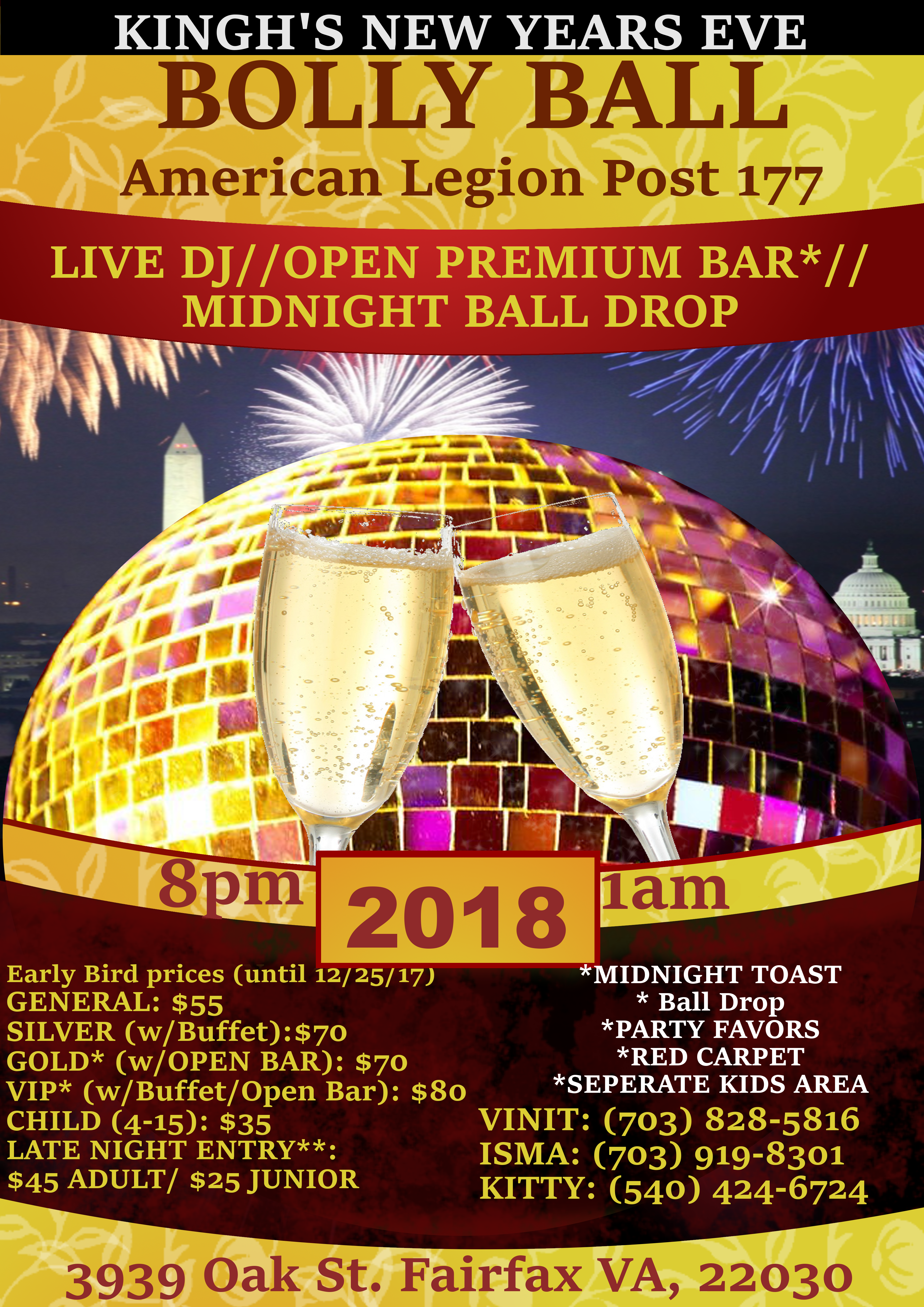 Bolly Ball 2018 Flyer